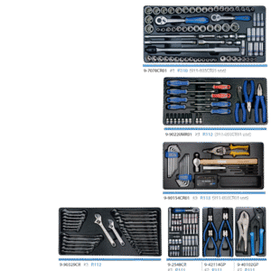 Hộp đựng dụng cụ 235 chi tiết Kingtony 911-003CRD01