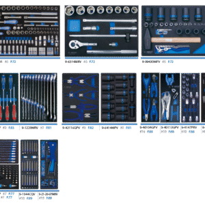 Tủ đựng dụng cụ 327 chi tiết Kingtony 934-019MRVD