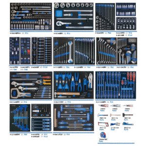 Tủ đựng dụng cụ 525 chi tiết Kingtony 935-525CRVD