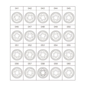 Bộ 20 vít khóa bánh xe BMW Kingtony 9BW0220