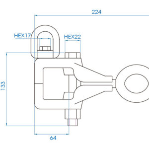 Dụng cụ kẹp thân xe Kingtony 9CD21