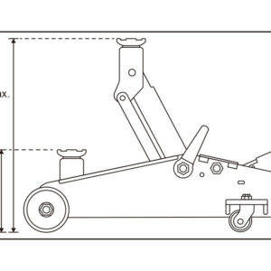 2.5T Kích thủy lực có khóa an toàn Kingtony 9TYT138A