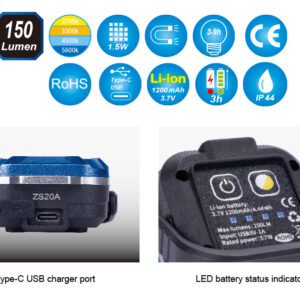 Đèn làm việc mini Kingtony ZS20A